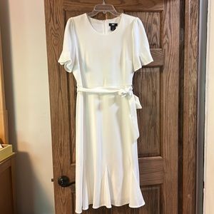 DKNY size 12 off white/cream dress